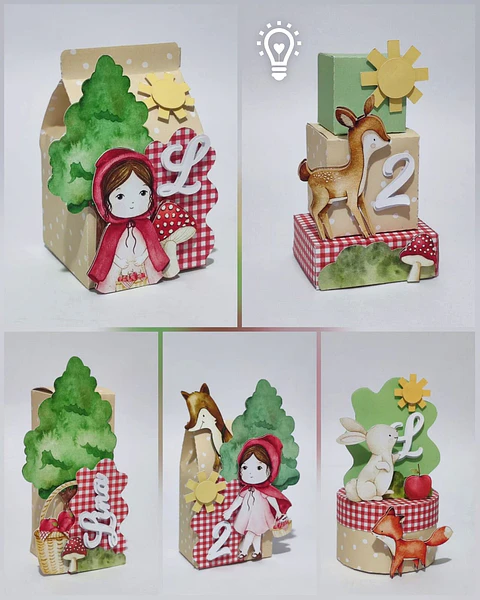 Arquivo de Corte Chapeuzinho Vermelho 31 - Criar Bv