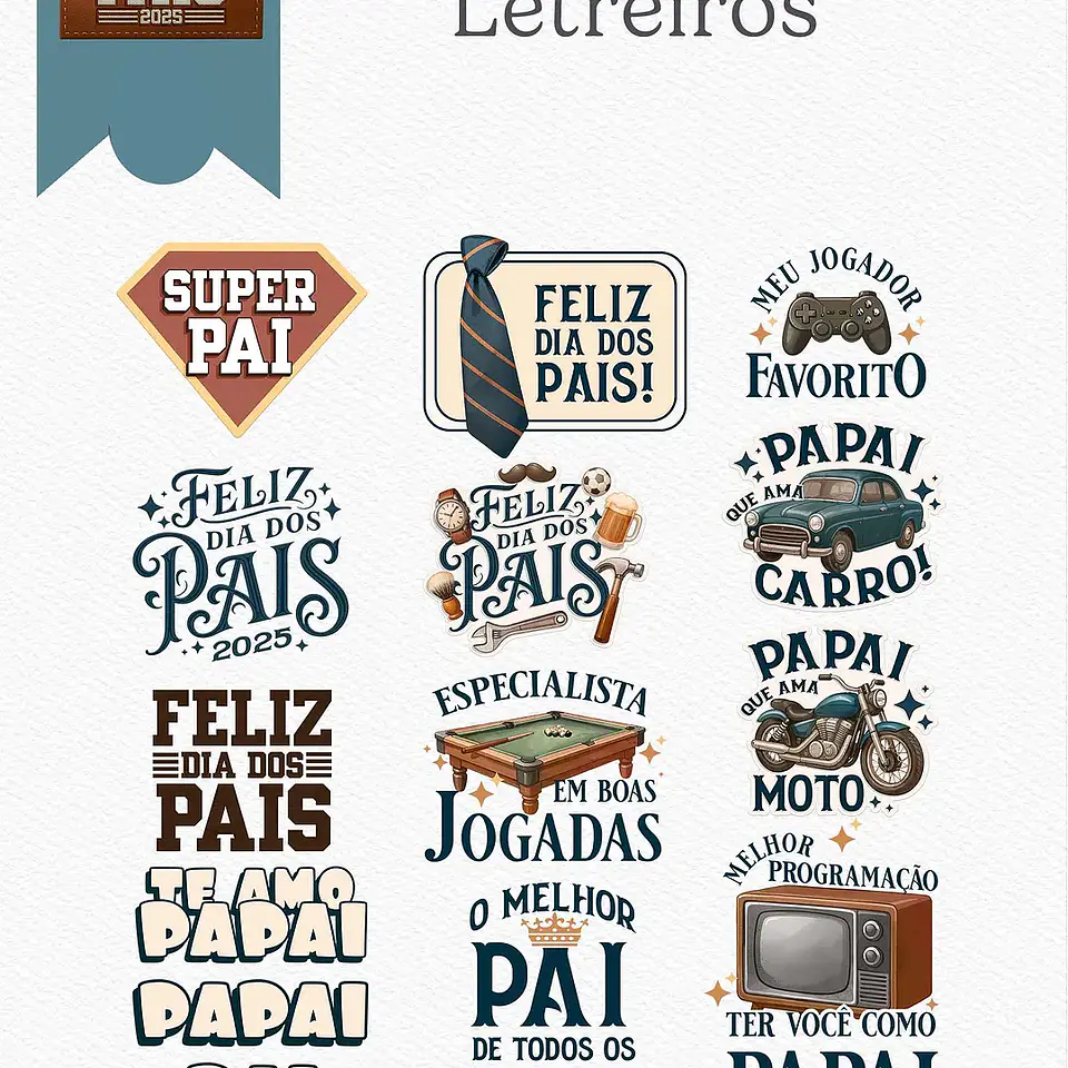 Arquivo Combo Ilustrações Dia dos Pais - 1