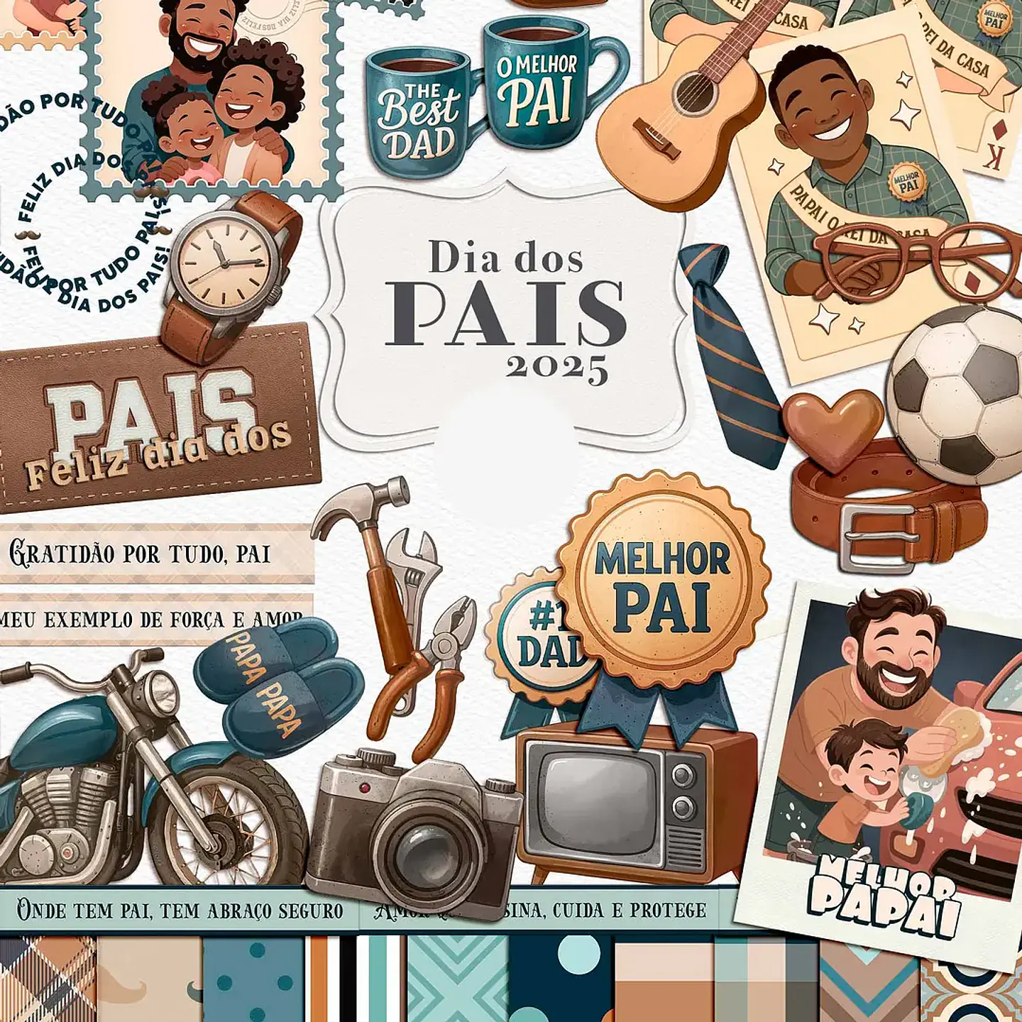 Arquivo Combo Ilustrações Dia dos Pais - 7