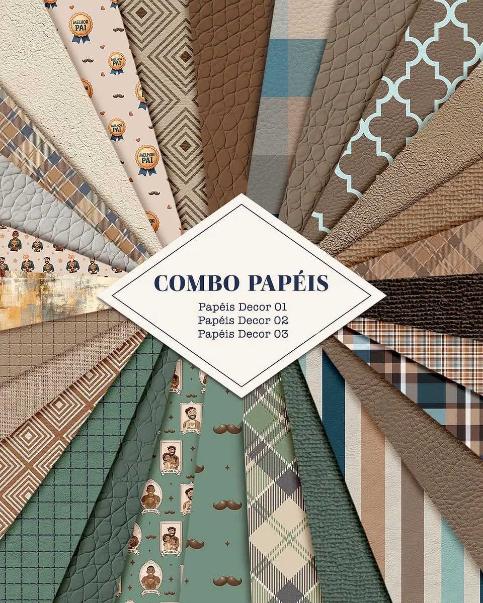 Arquivo Combo Papéis Dia dos Pais - Tita 1