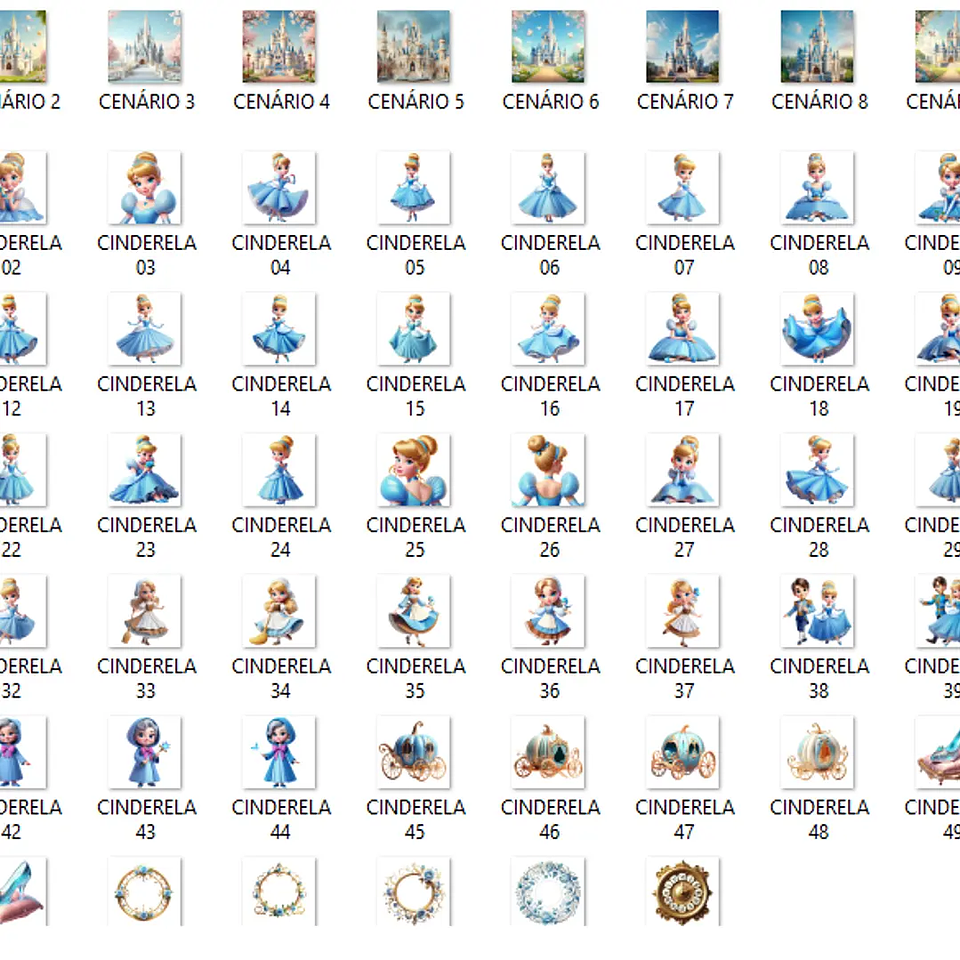 Kit Digital Cinderela - Que Fofura 2