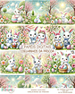 Kit Digital Coelhinhos da Páscoa - Que Fofura - Thumbnail 1