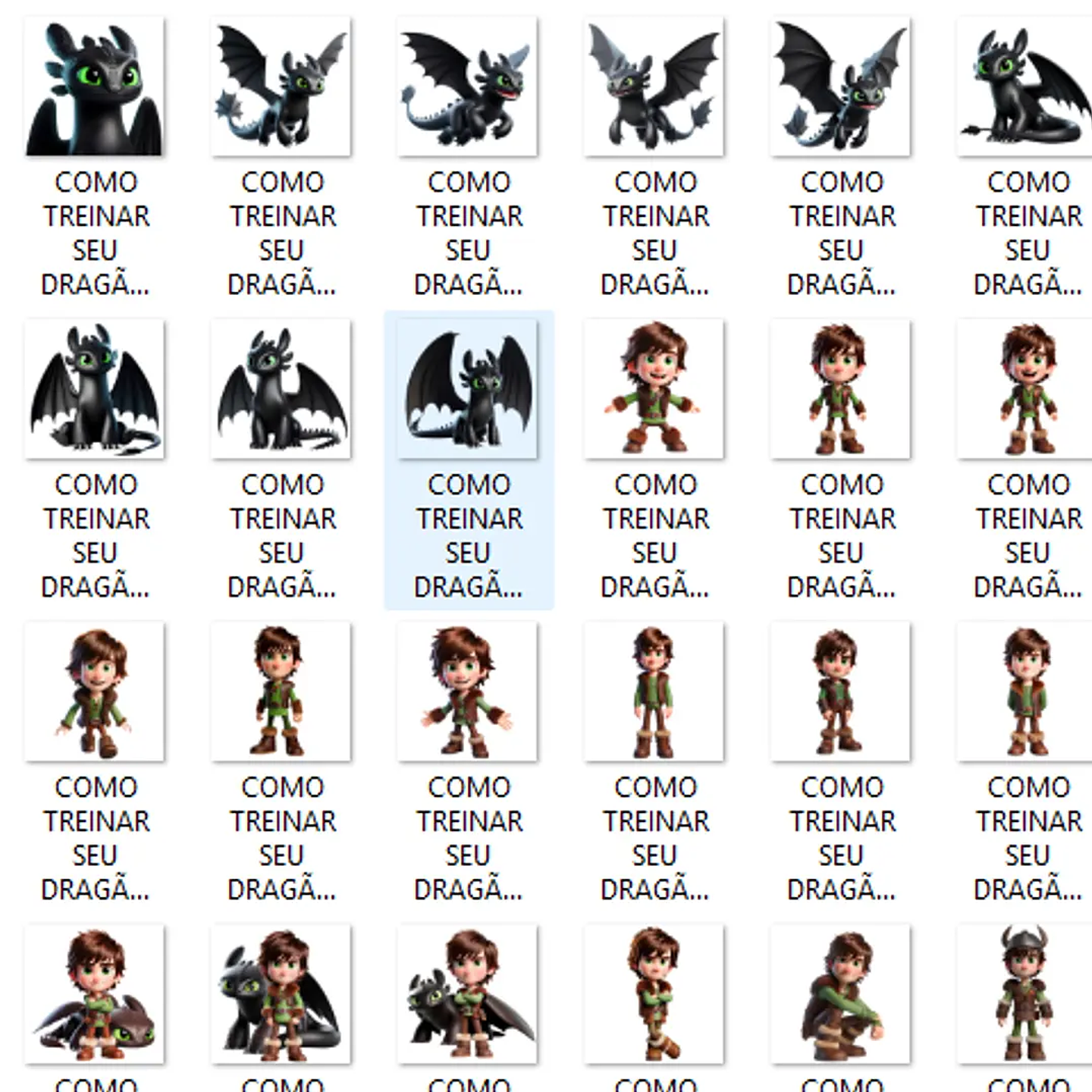 Kit Digital Como Treinar o Seu Dragão - Que Fofura 2