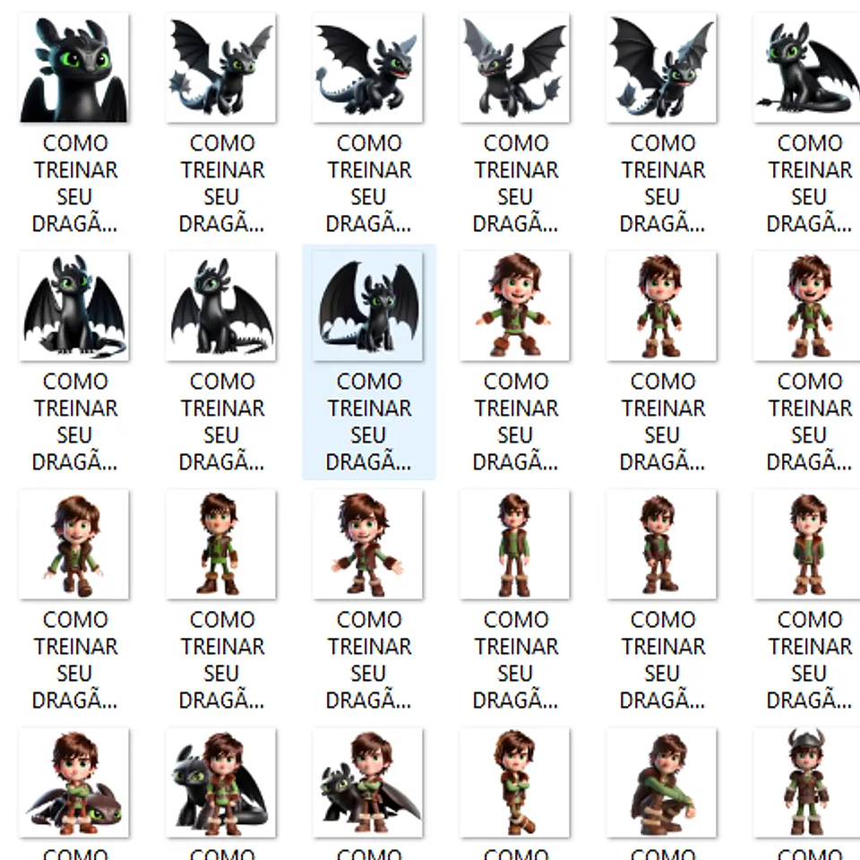 Kit Digital Como Treinar o Seu Dragão - Que Fofura 2