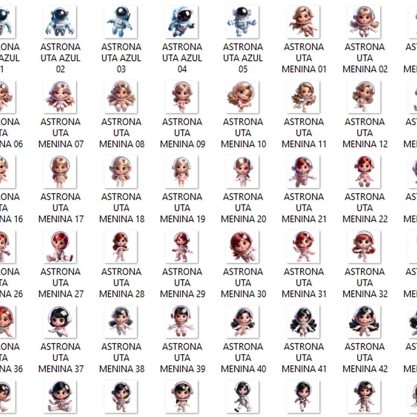 Kit Digital Crianças Astronautas - Que Fofura 4