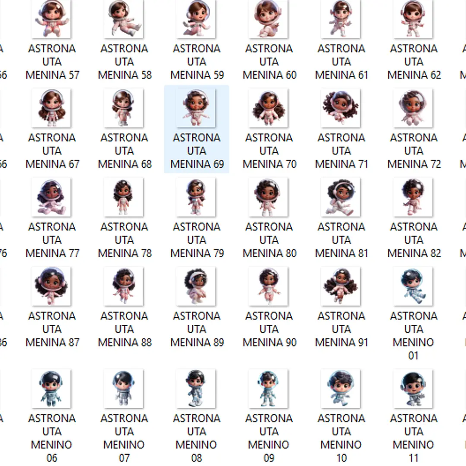 Kit Digital Crianças Astronautas - Que Fofura 5