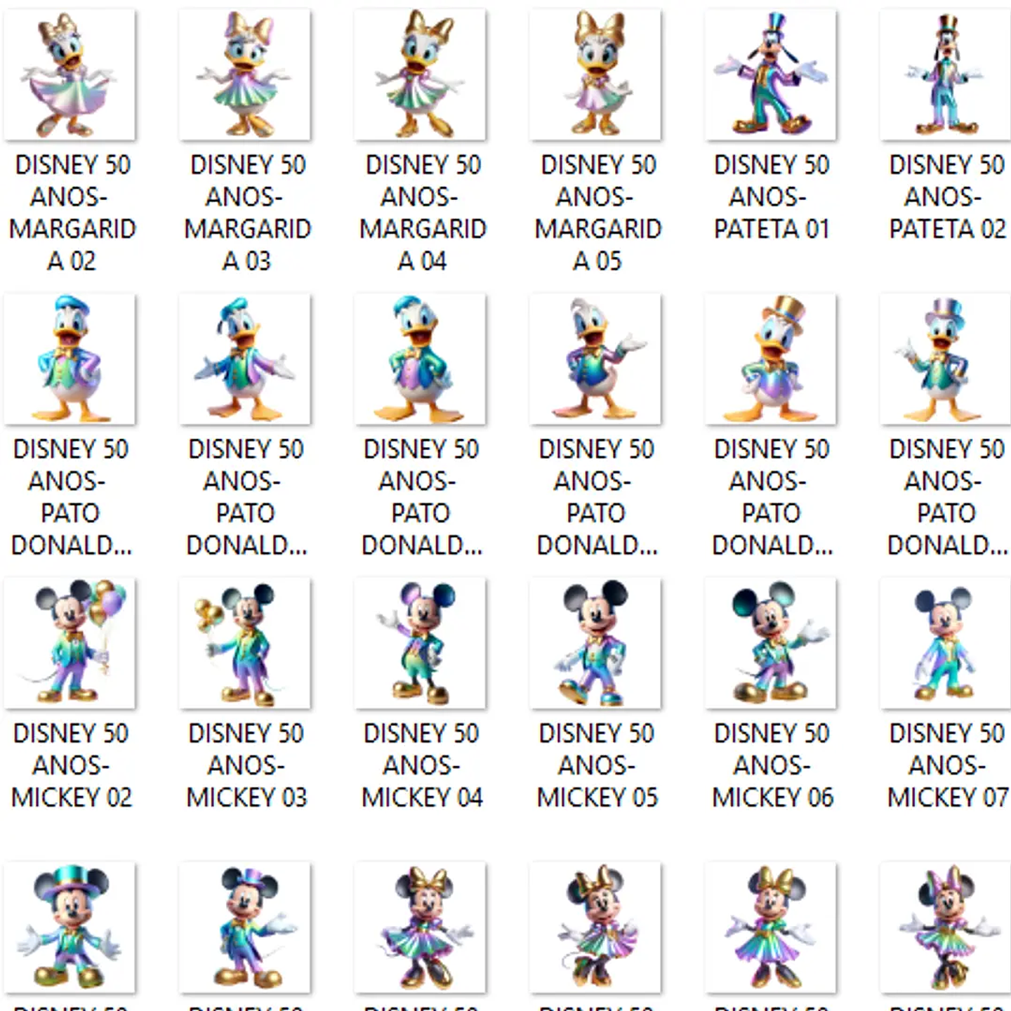 Kit Digital Disney 50 Anos - Que Fofura 3