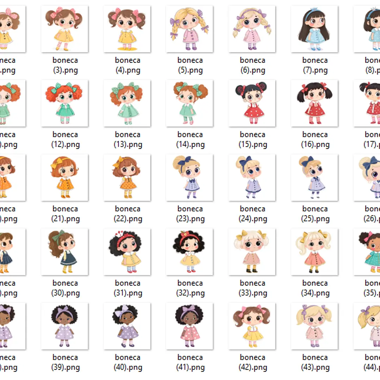 Kit Digital Casinha de Bonecas - Fanddy 2