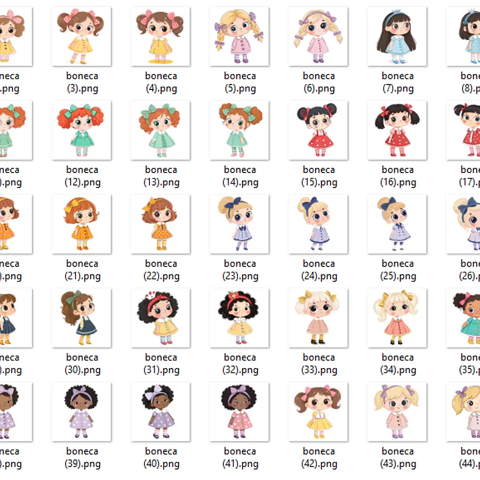 Kit Digital Casinha de Bonecas - Fanddy 2