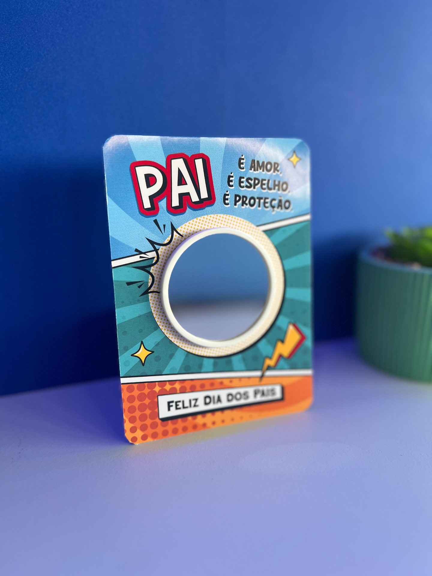 Arqivo Dia dos Pais Card Espelho - Ana Flor 1