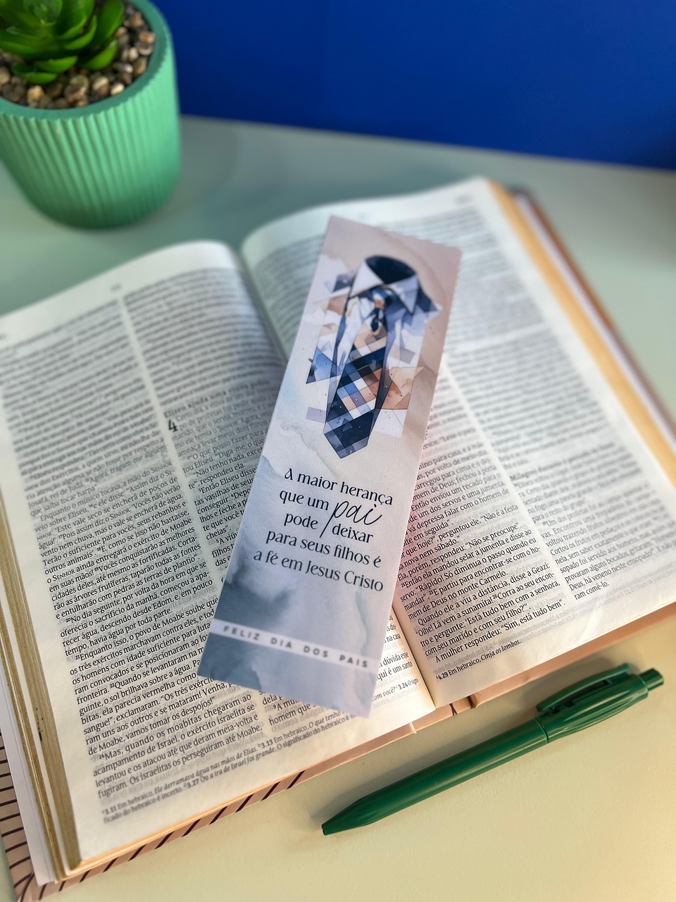 Arqivo Dia dos Pais Marcador de biblia  - Ana Flor 2