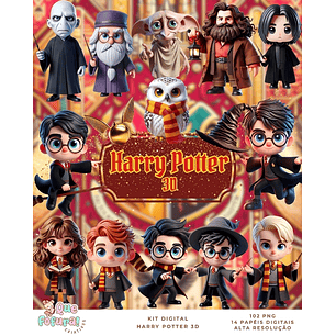Kit Digital Harry Potter - Que Fofura