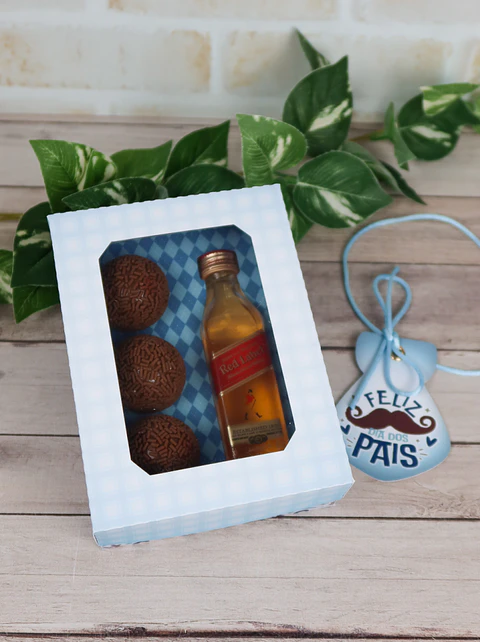 Arquivo Dia dos Pais Caixa 3 Doces e Mini Bebida- CHUVINHA DE PAPEL