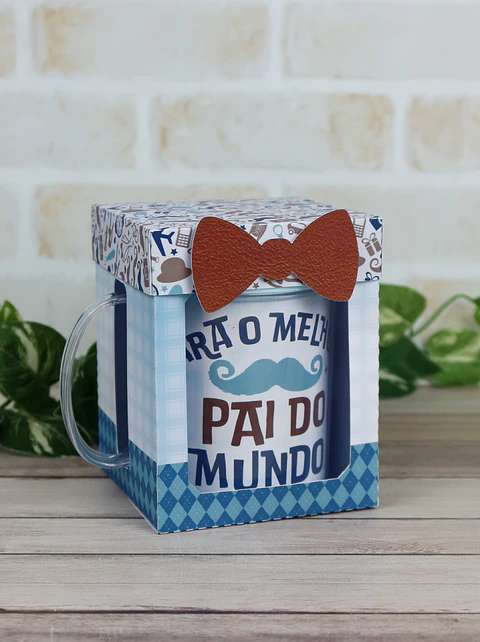 Arquivo Dia dos Pais Caixa para xicara - CHUVINHA DE PAPEL