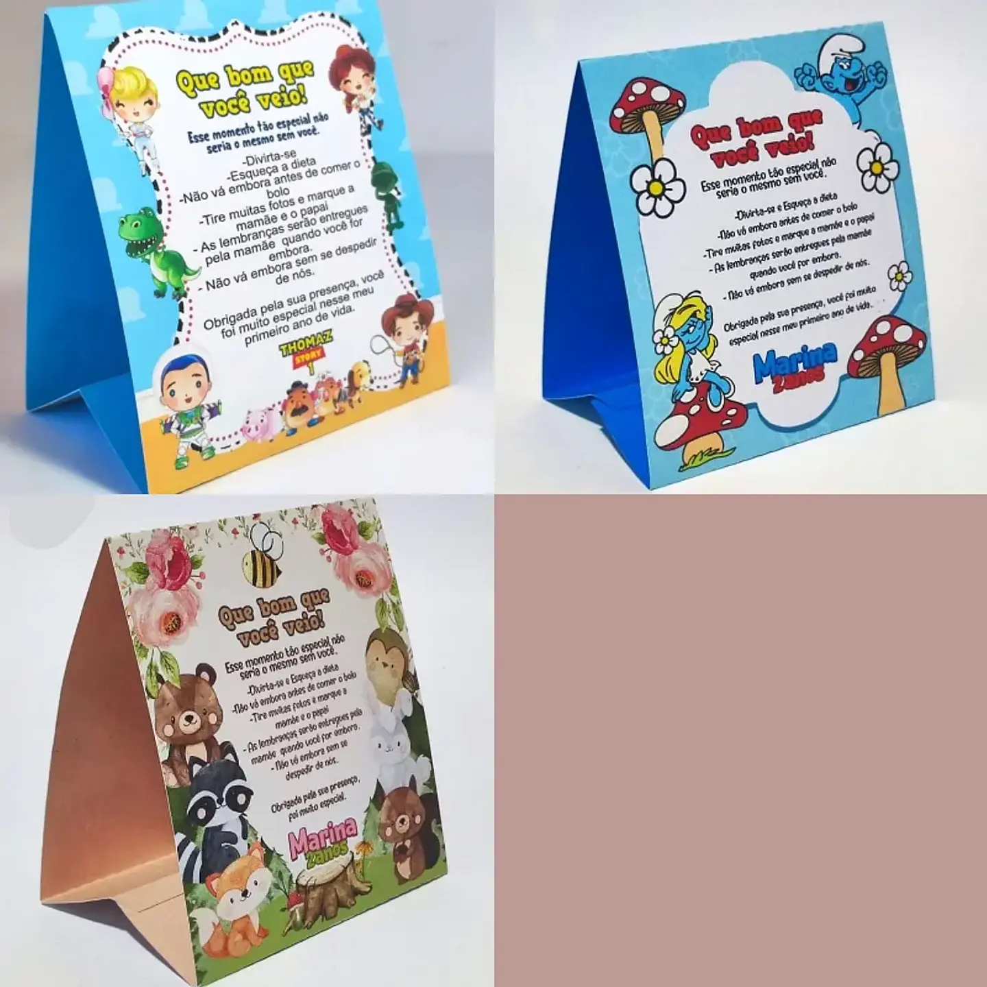 Arquivo Combo 11 Plaquinhas de Mesa - Criar Bv 3