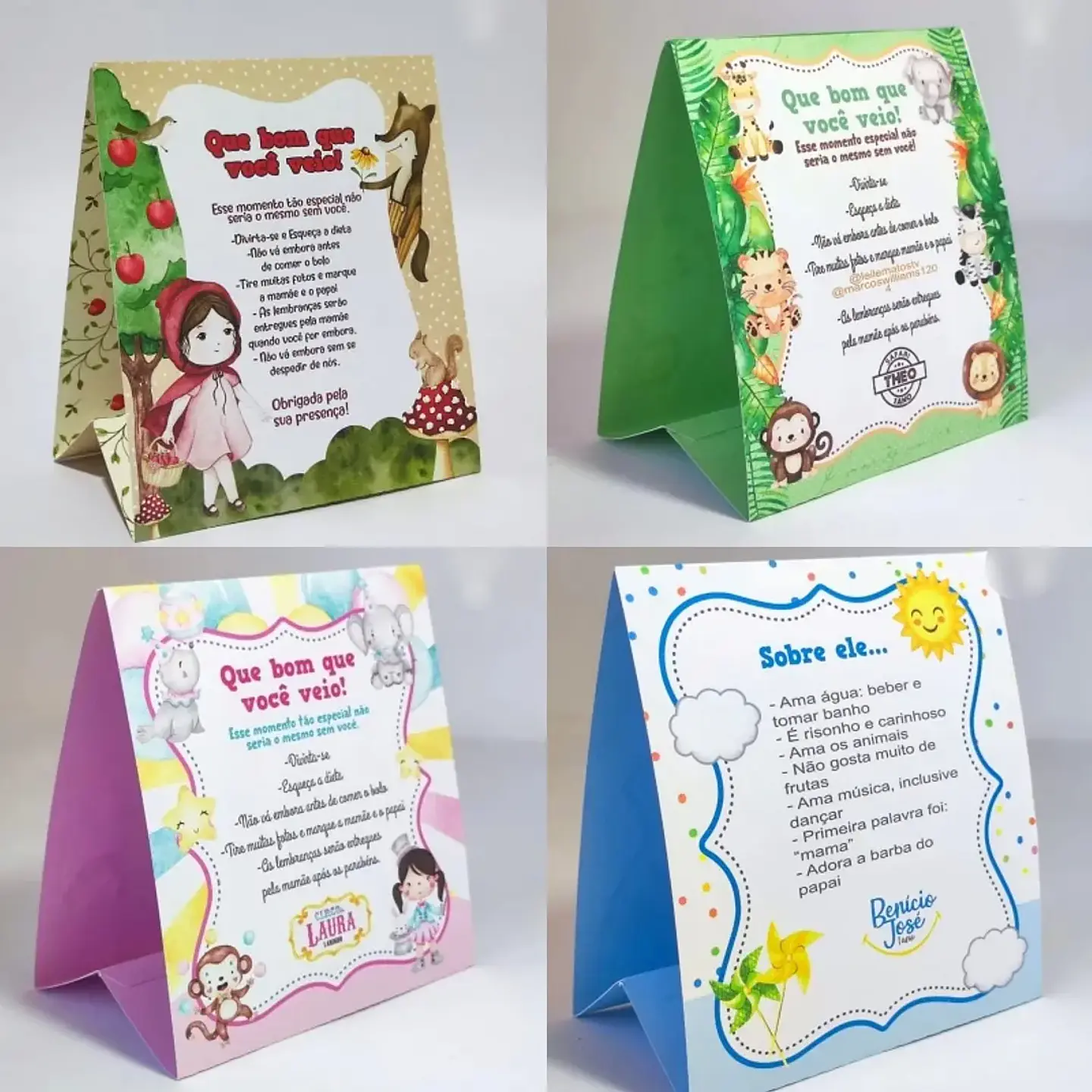 Arquivo Combo 11 Plaquinhas de Mesa - Criar Bv 1