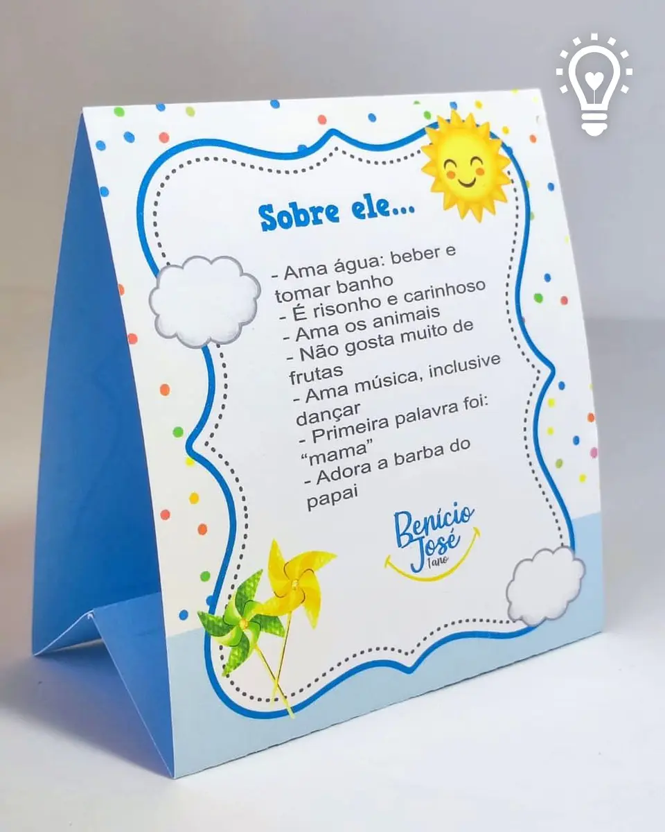 Arquivo Plaquinha de Mesa 365 Sorrisos - Criar Bv 1