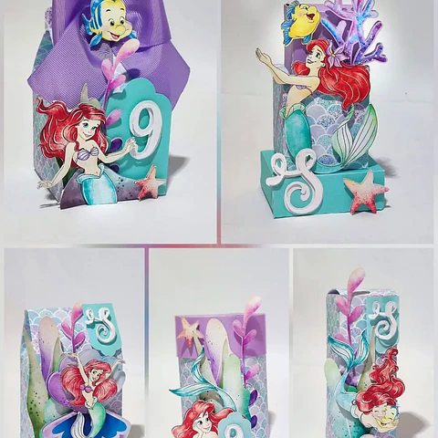 Arquivo de Corte Ariel Pequena Sereia 36 - Criar Bv