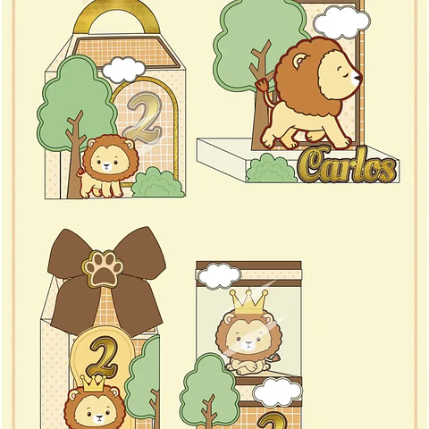 Arquivo de Corte Leãozinho 15 - Criar Bv