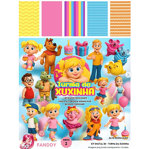 Kit Digital Xuxinha 3D - Fanddy