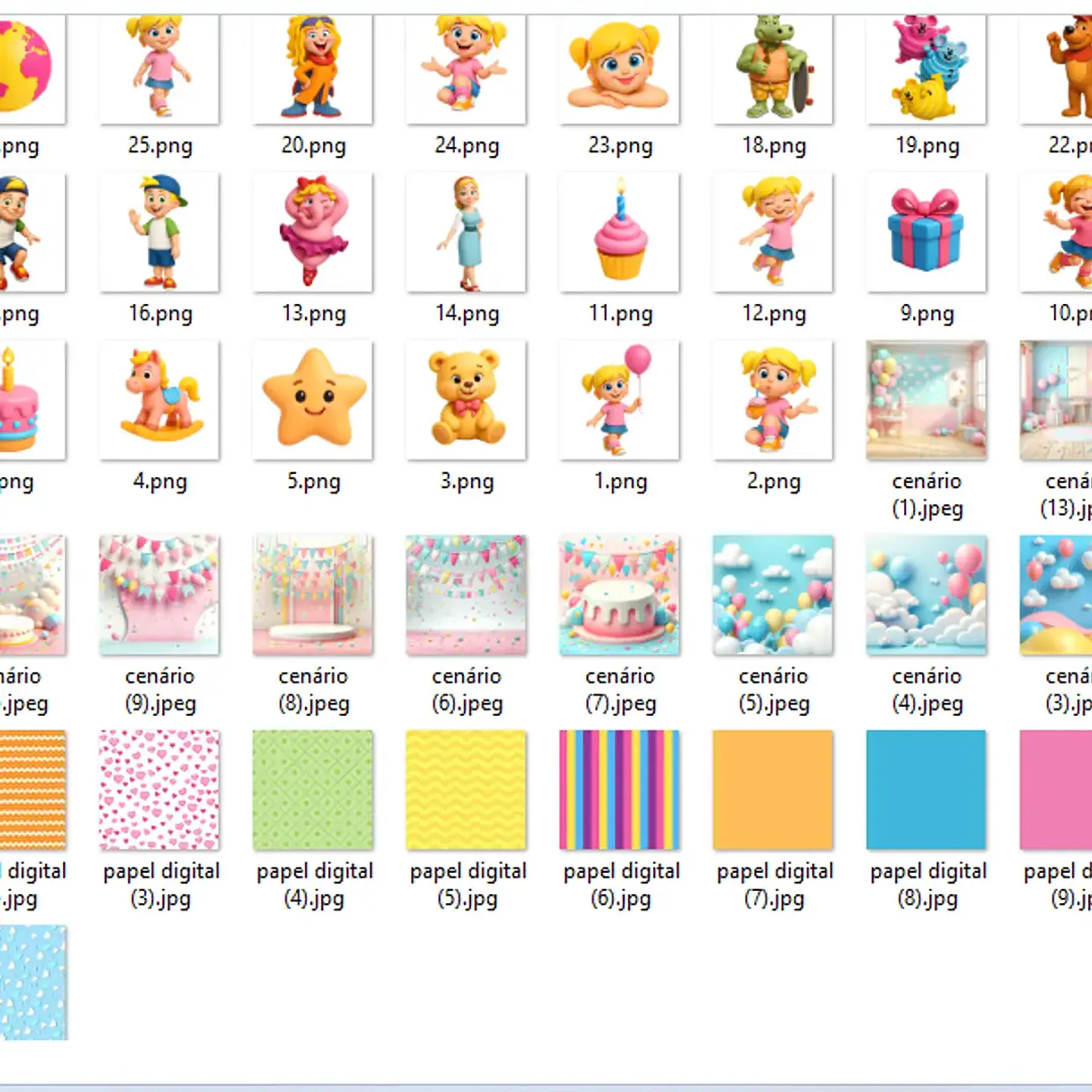 Kit Digital Xuxinha 3D - Fanddy 2