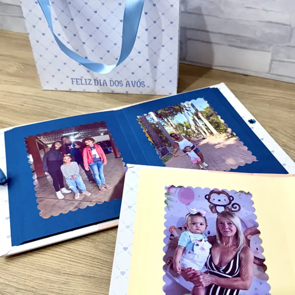 Arquivo Dia dos Avós Mini Àlbum de Fotos - Madi 3