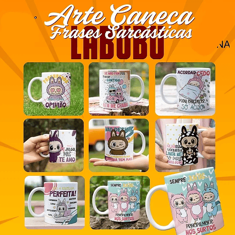 Arquivo Canecas Labubu Sarcástico - Yukina