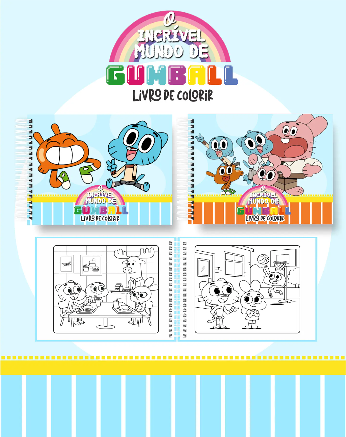 Arquivo Livro de Colorir O Incrível Mundo de Gumball - Pamella 1