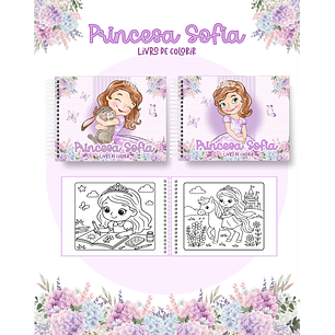 Arquivo Livro de Colorir Princesa Sofia - Pamella