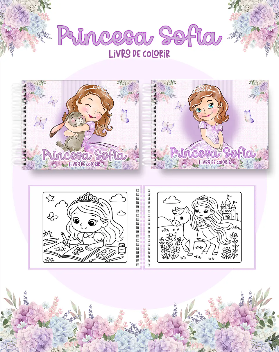 Arquivo Livro de Colorir Princesa Sofia - Pamella 1