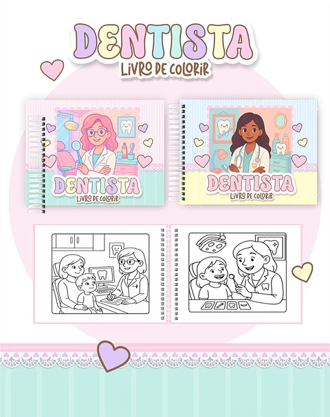 Arquivo Livro de Colorir Dentista - Pamella
