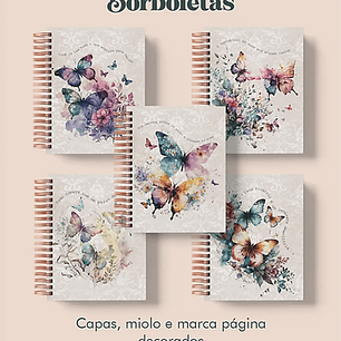 Arquivo Caderno Borboletas Wireo - Perfeito Miolo