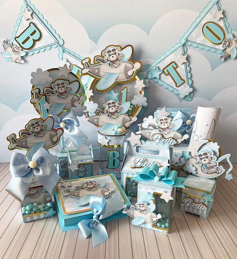 Arquivo de corte ursinho aviador 