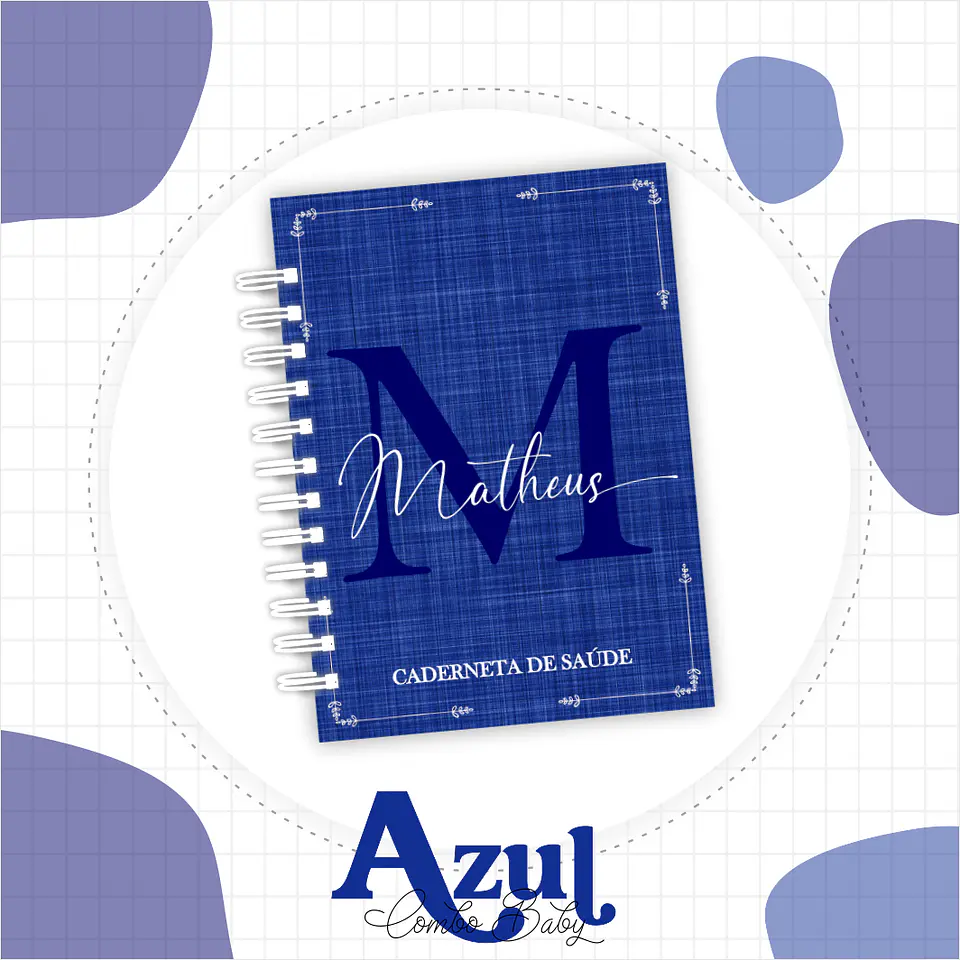 Arquivo Encadernação Azul Marinho - Luma 1