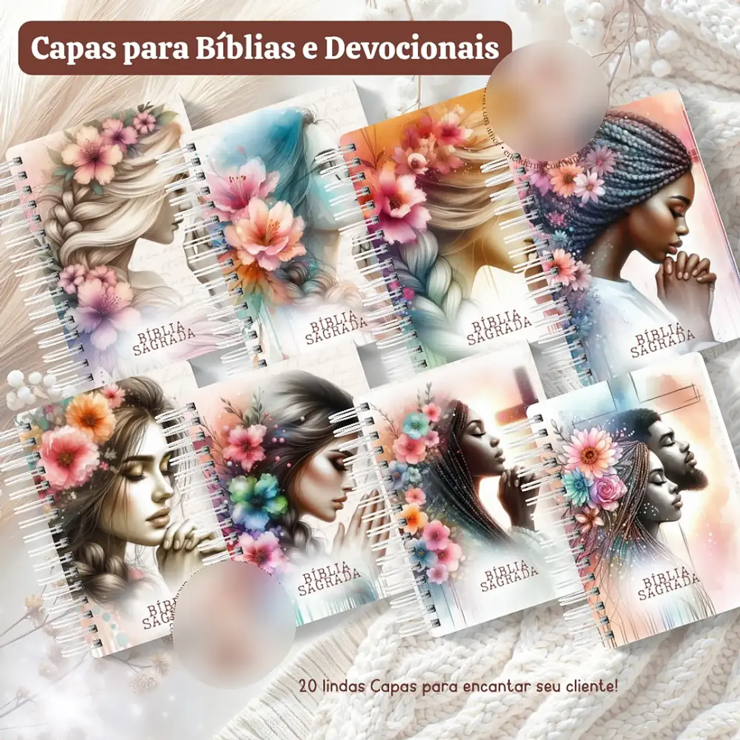 Arquivo Pack Capas Mulheres Cristãs - Encaderna com Amor 1