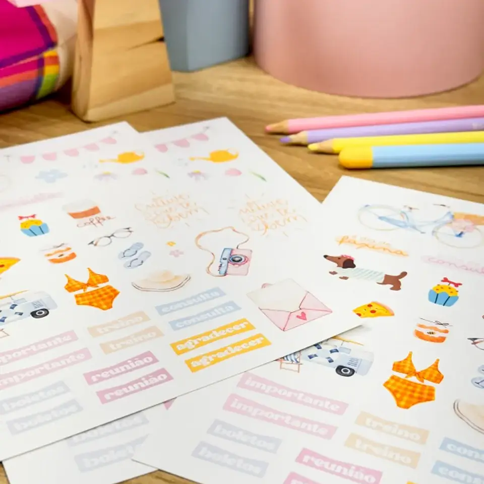 Arquivo Combo Agendas Fofas 2026 - G19 5