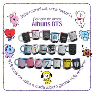 Arquivo Canecas Pack BTS Coleção Àlbuns - Artes da Elai