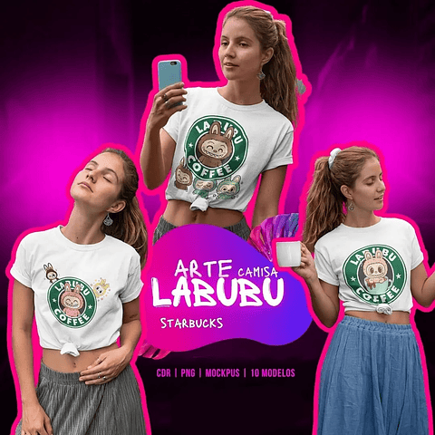 Arquivo Camisa Labubu Starbucks - Clube Ana Melim