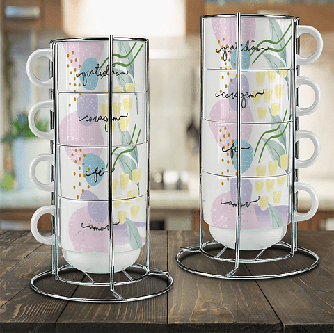 Arquivo Torre de Canecas Calor Aquarela - Clube Ana Melim