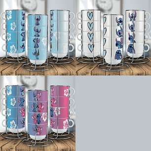 Arquivo Torre de Xícaras Stitch - Ana Melim