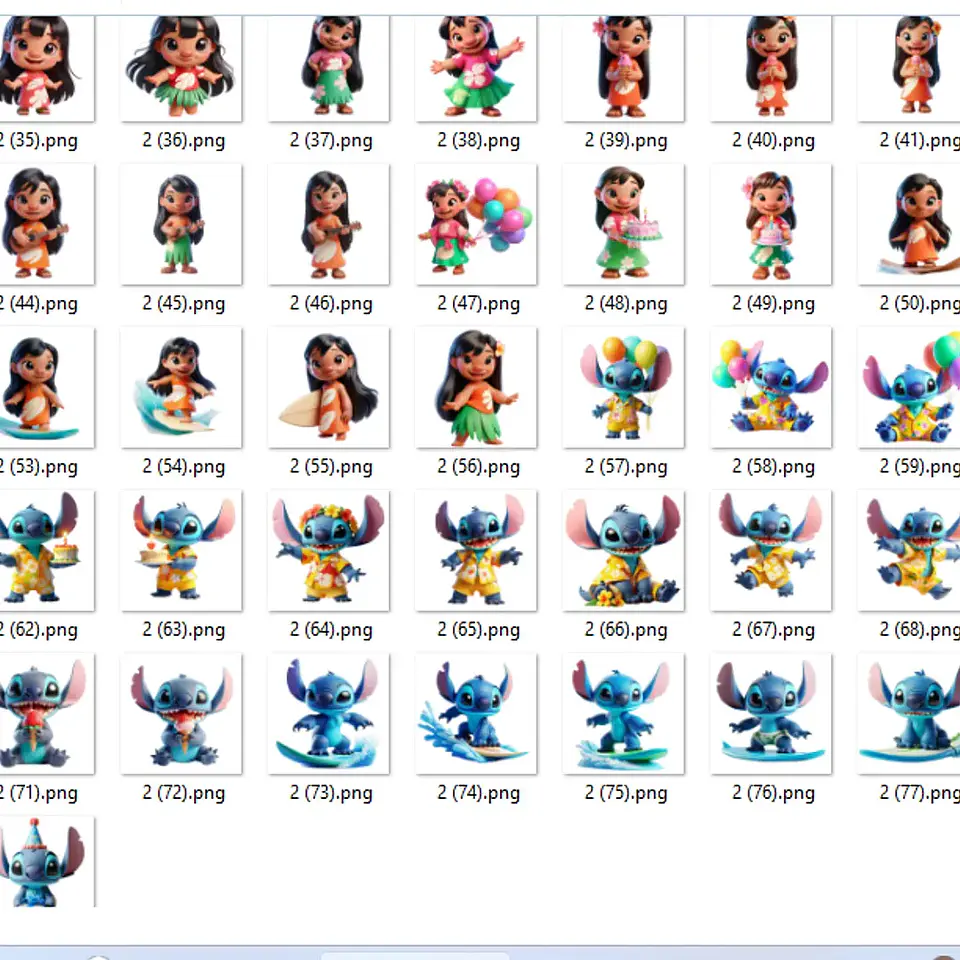 Kit Digital Lilo e Stitch - Que Fofura Criativos 3