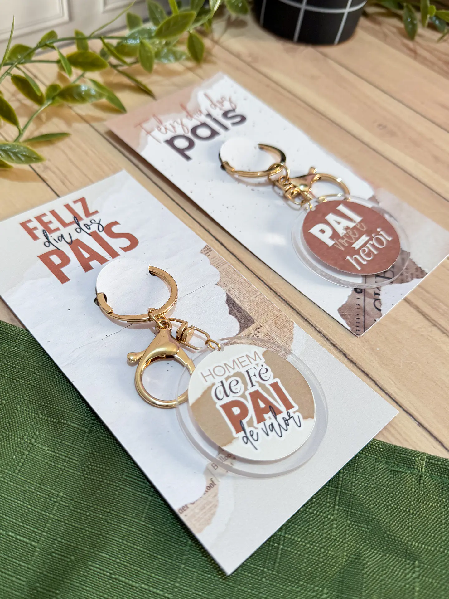 Arquivo Dia dos Pais Chaveiros com Card - Letterinhas 1