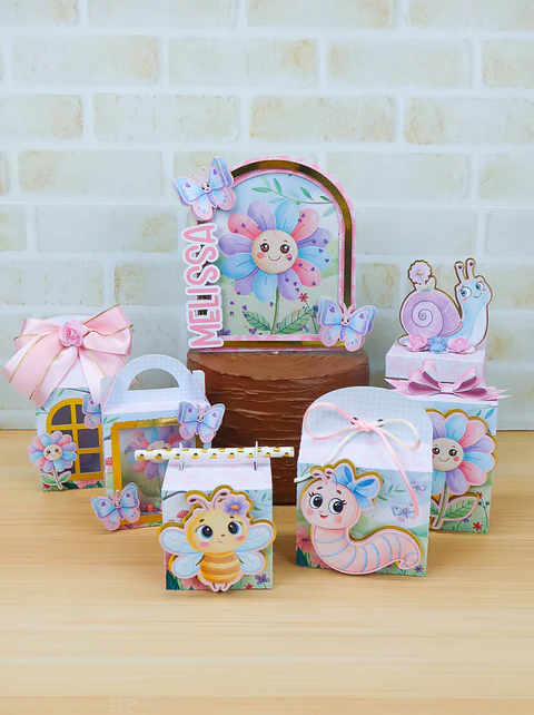 Arquivo de Corte Jardim 125 - Chuvinha de Papel