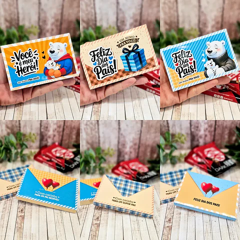 Arquivo Dia dos Pais Envelope KitKat - Telma Contel