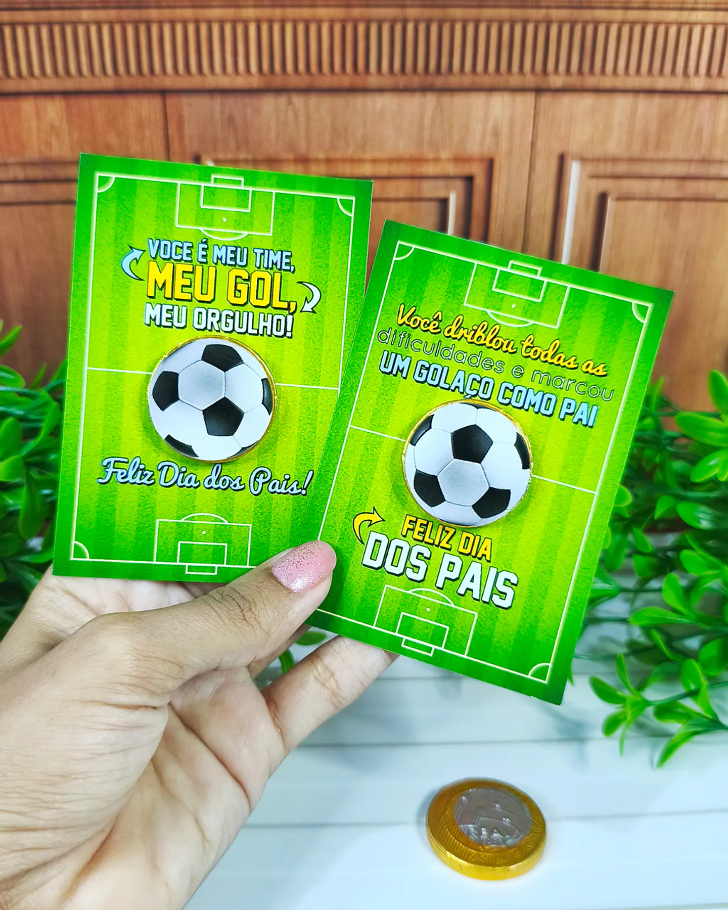 Arquivo Dia dos Pais Card Moedas de Chocolate Bola- Desenhitos da Jana 1
