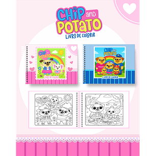 Arquivo Livro de Colorir Chip e Potato - Pamella