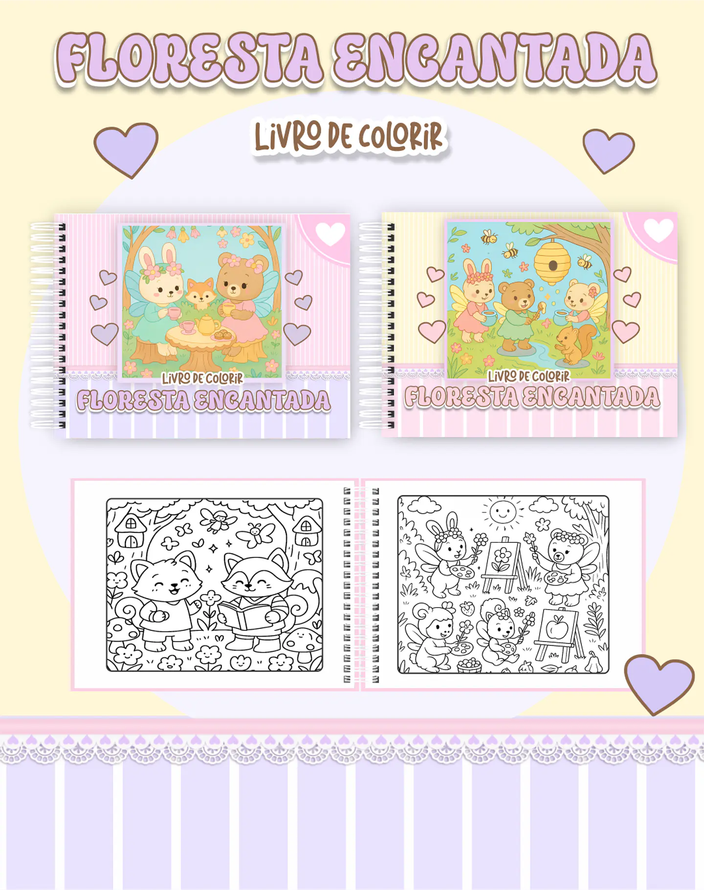 Arquivo Livro de Colorir Floresta Encantada - Pamella 1