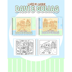 Arquivo Livro de Colorir Davi e Golias - Pamella