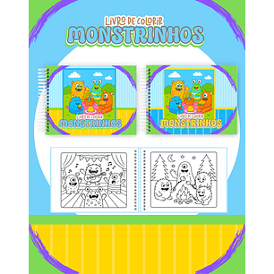 Arquivo Livro de Colorir Monstrinhos - Pamella