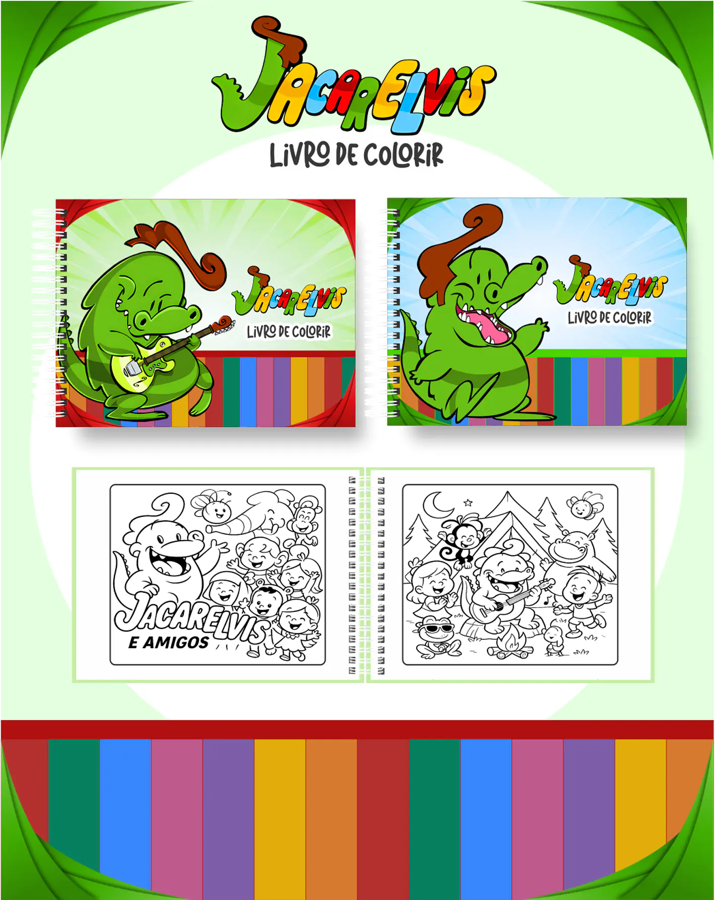 Arquivo Livro de Colorir Jacarelvis - Pamella 1